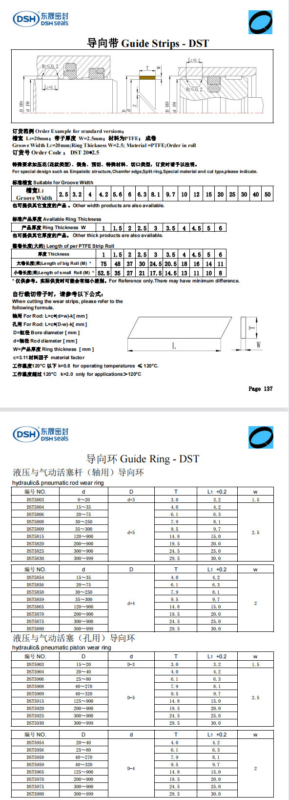 新版導向帶規格尺寸表