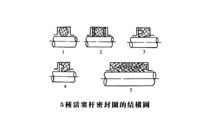 5種活塞桿密封圈的結構圖2