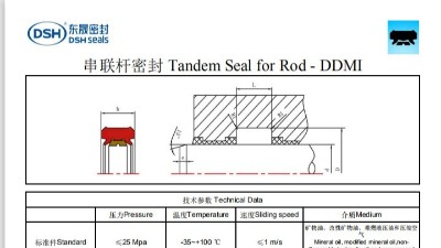 新版串聯桿密封圈規格尺寸表