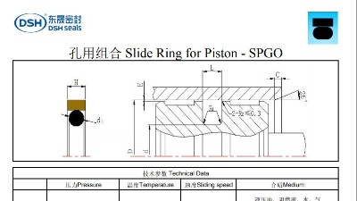 孔用組合密封圈SPGO規(guī)格尺寸表