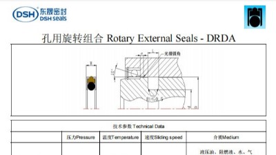 新版孔用旋轉組合DRDA規格尺寸表