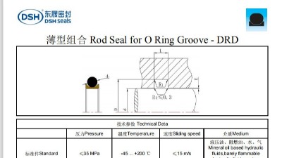 新版薄型組合密封圈規格尺寸表