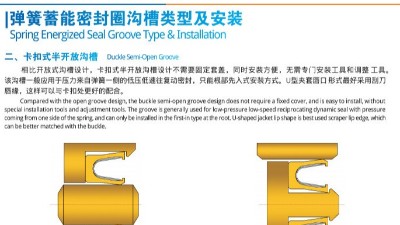 密封圈溝槽類型及安裝2