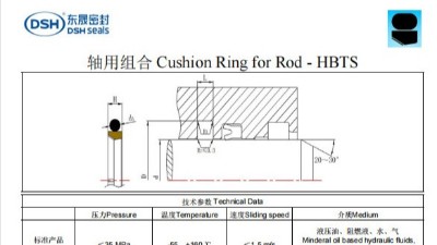 新版軸用組合密封圈規格尺寸表1