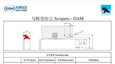 新版馬鞍防塵圈DAM規格尺寸表