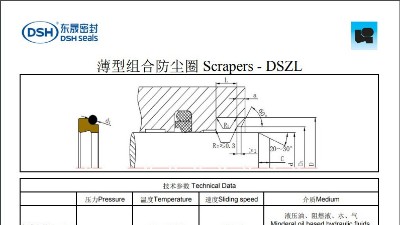 薄型組合防塵圈DSZL規格尺寸表